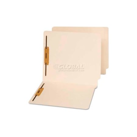 Universal Universal End Tab Folders, Two Fasteners, Letter, Manila, 50/Box UNV13120***